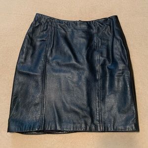 REAL leather skirt